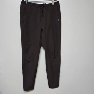 UNRL‎ Mens Apex Jogger Pants Performance Tech Drawstring Tapered Stretch Brown M
